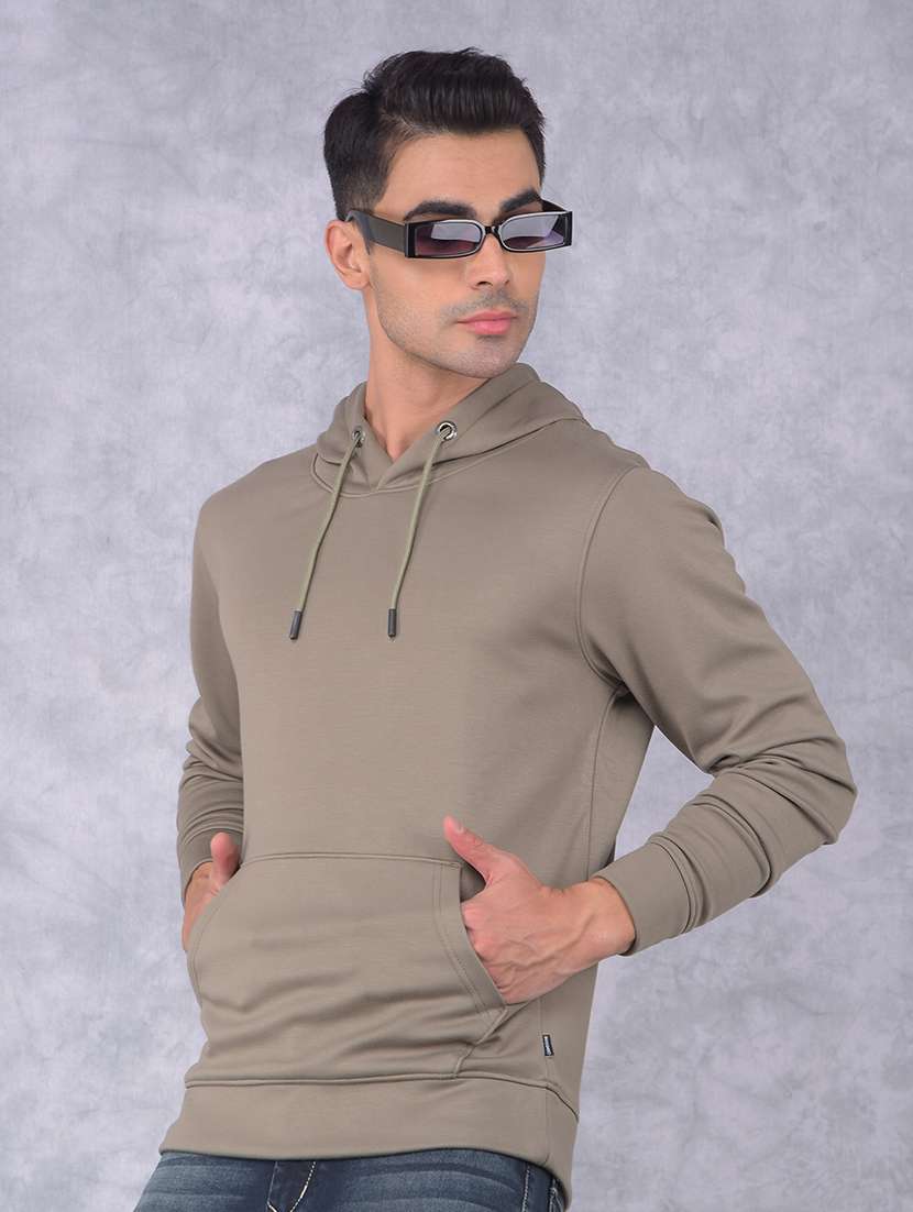 men solid long sleeves sweatshirt - 21635508 - Standard Image - 2