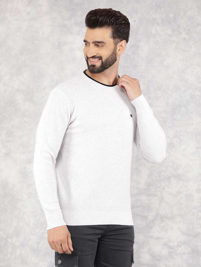 men solid long sleeve pullover - 21635512 -  Standard Image - 2