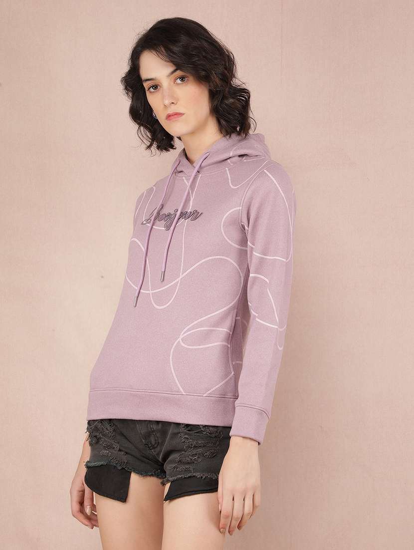 women printed hooded sweatshirt - 21635664 -  Standard Image - 2