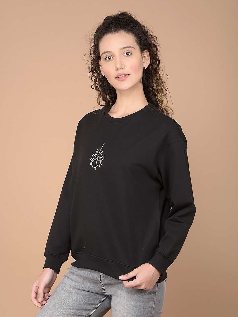 women back print long sleeve sweatshirt - 21635674 -  Standard Image - 2
