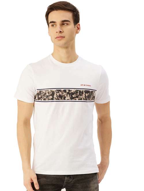 men regular fit printed short sleeve t-shirt - 21635876 -  Standard Image - 0