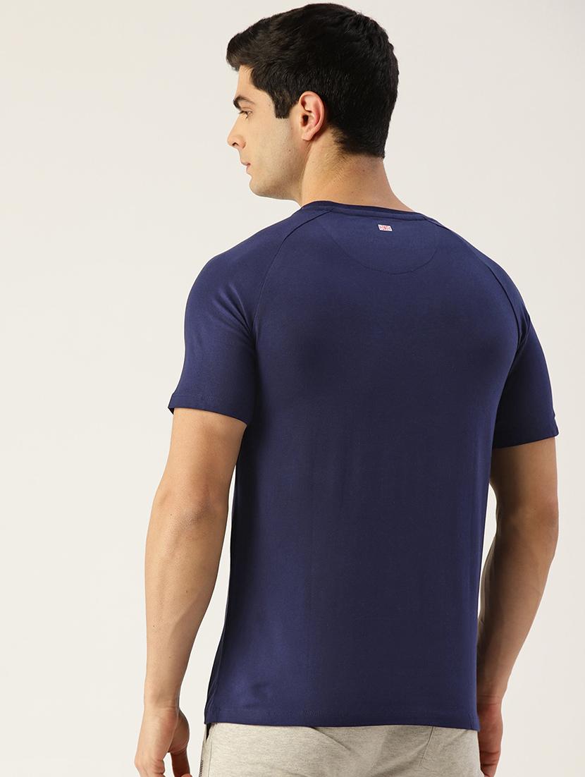 men regular fit chest taped short sleeve t-shirt - 21635887 - Standard Image - 2