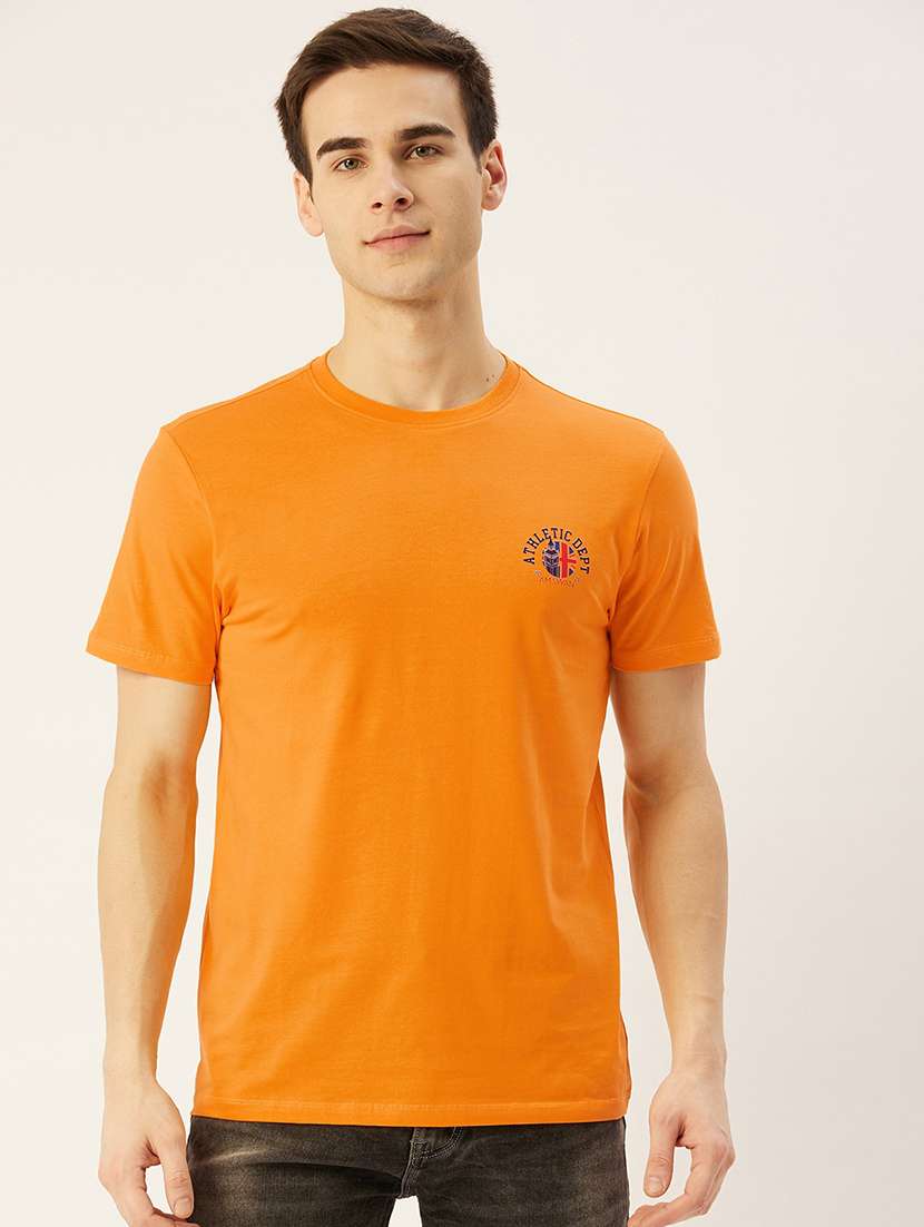 men regular fit printed short sleeve t-shirt
