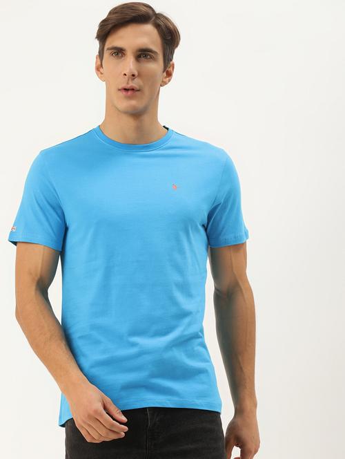 men regular fit plain short sleeve t-shirt - 21635957 -  Standard Image - 0