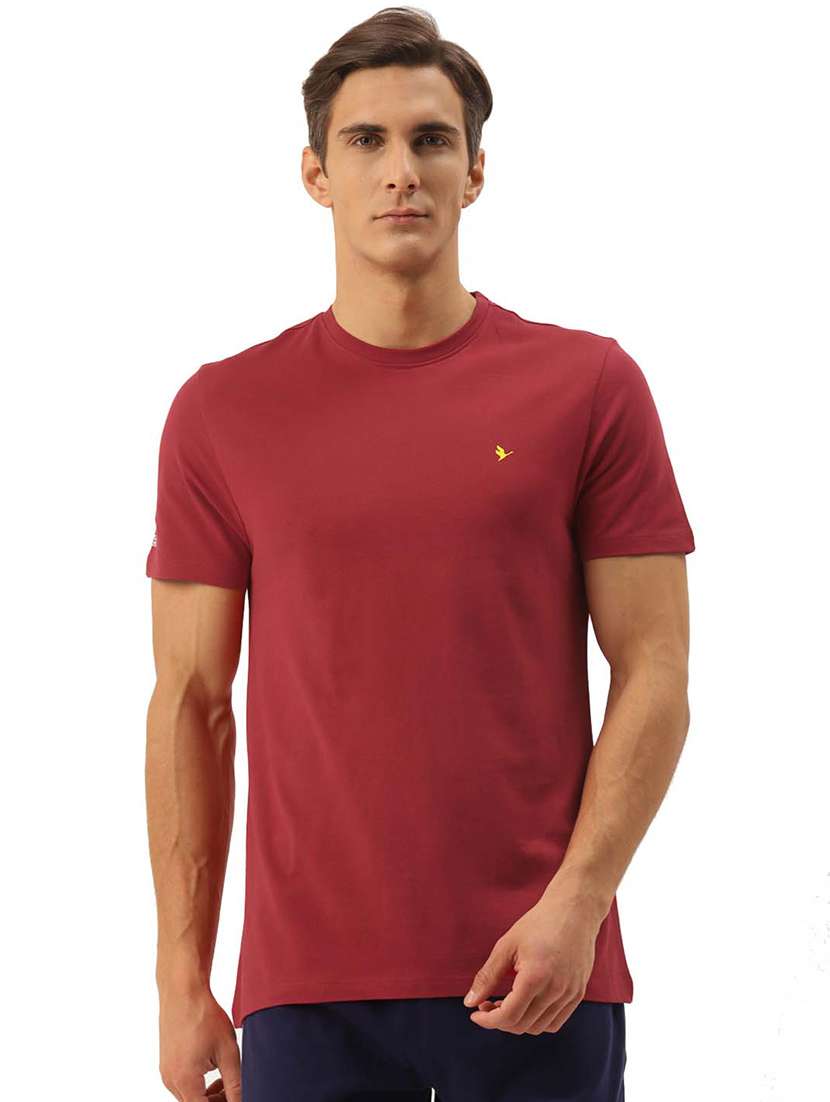 men regular fit plain short sleeve t-shirt