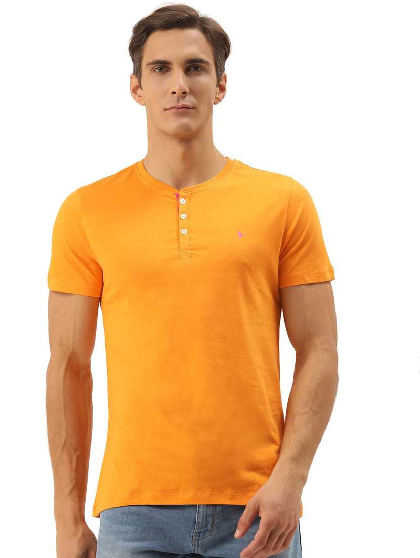 men regular fit plain short sleeve t-shirt