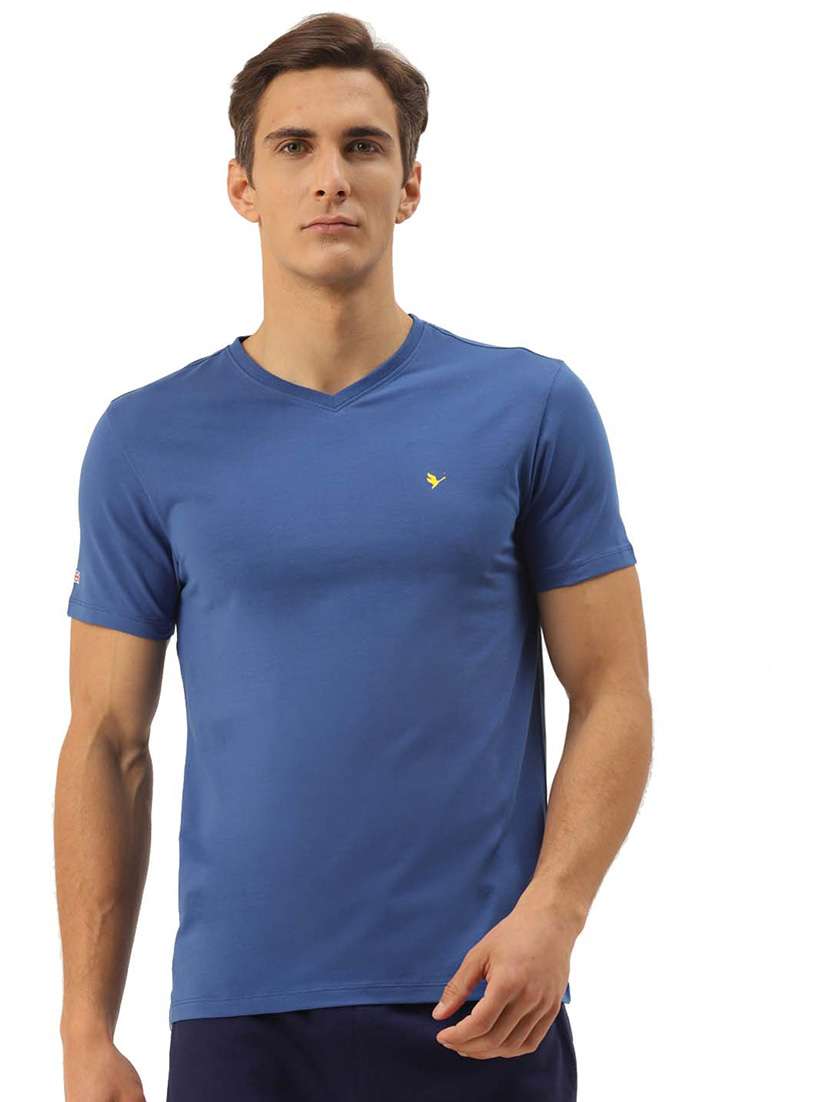 men regular fit plain short sleeve t-shirt - 21635976 - Zoom Image - 0