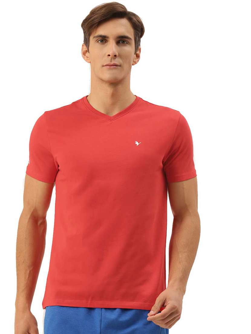 men regular fit plain short sleeve t-shirt