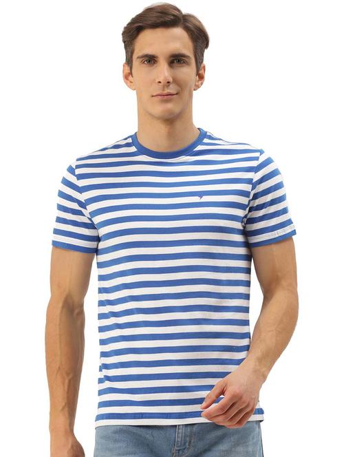 men regular fit striped short sleeve t-shirt - 21635992 - Standard Image - 0
