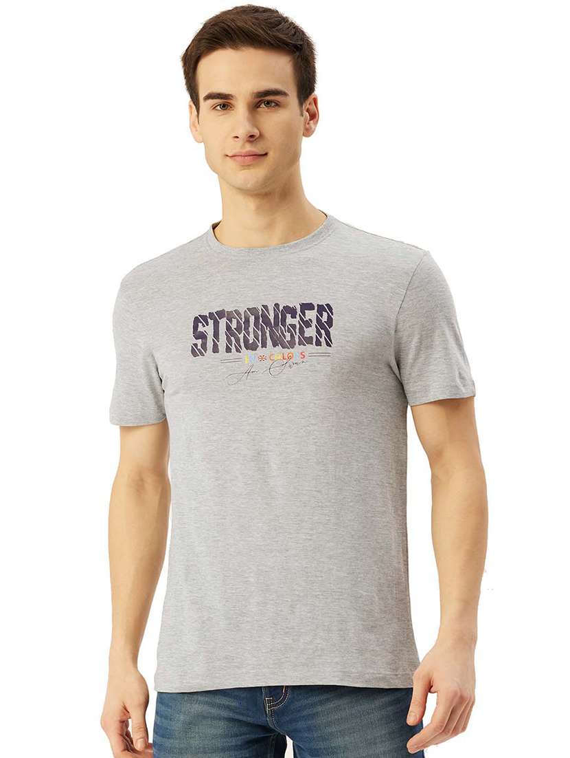 men regular fit printed short sleeve t-shirt