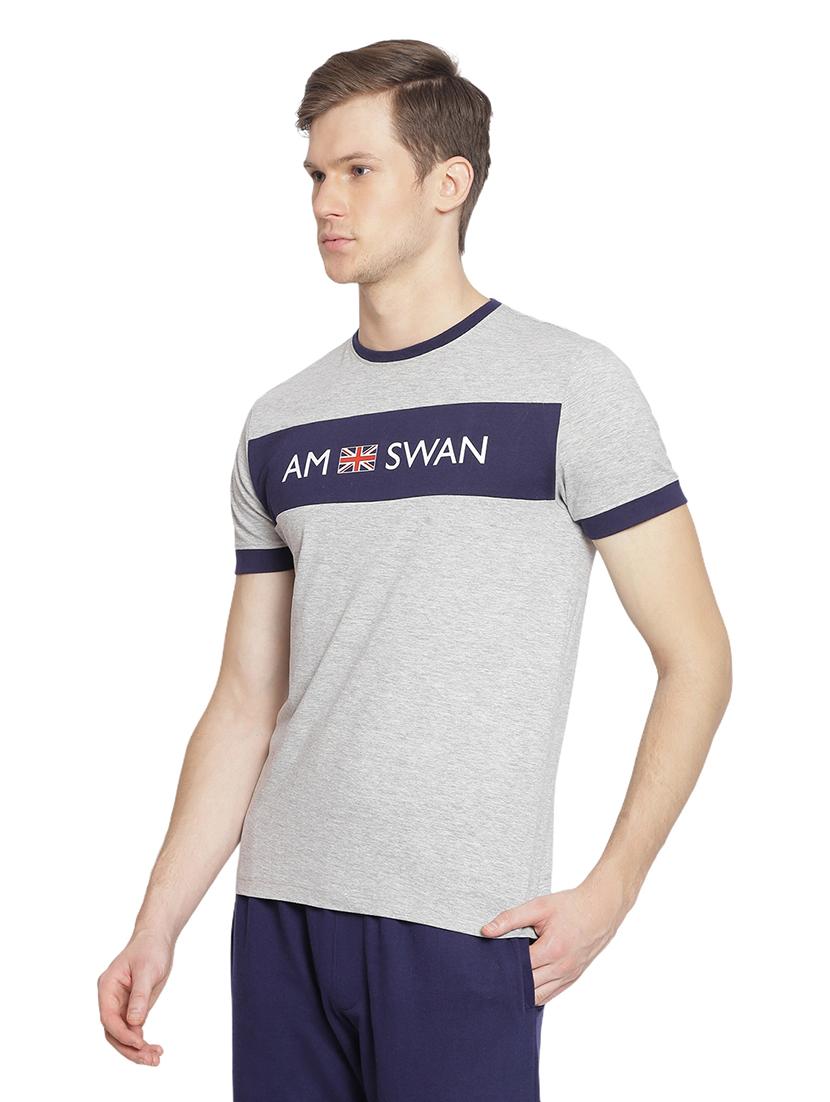 men regular fit color block short sleeve t-shirt - 21636056 - Standard Image - 2