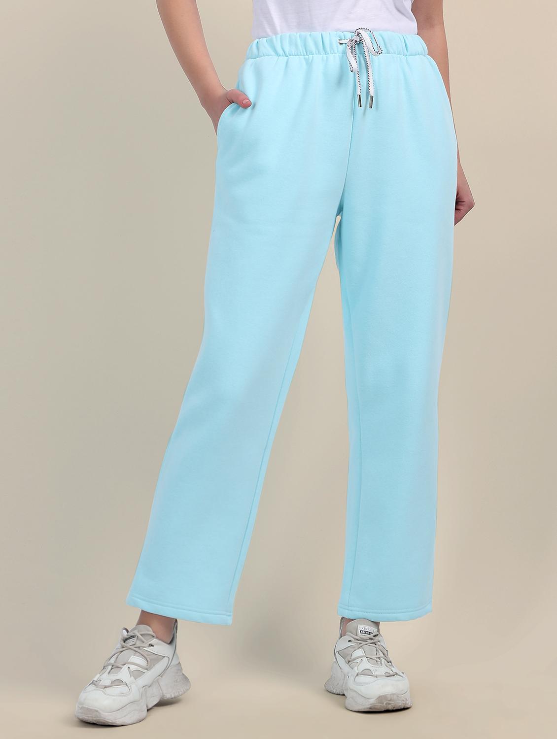 women solid mid rise track pant - 21636143 - Zoom Image - 0