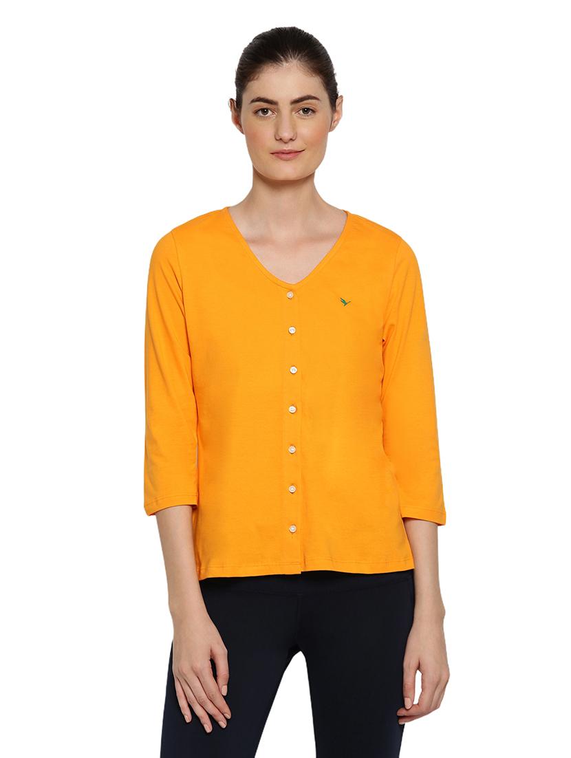 men v-neck solid regular top - 21636163 -  Zoom Image - 0