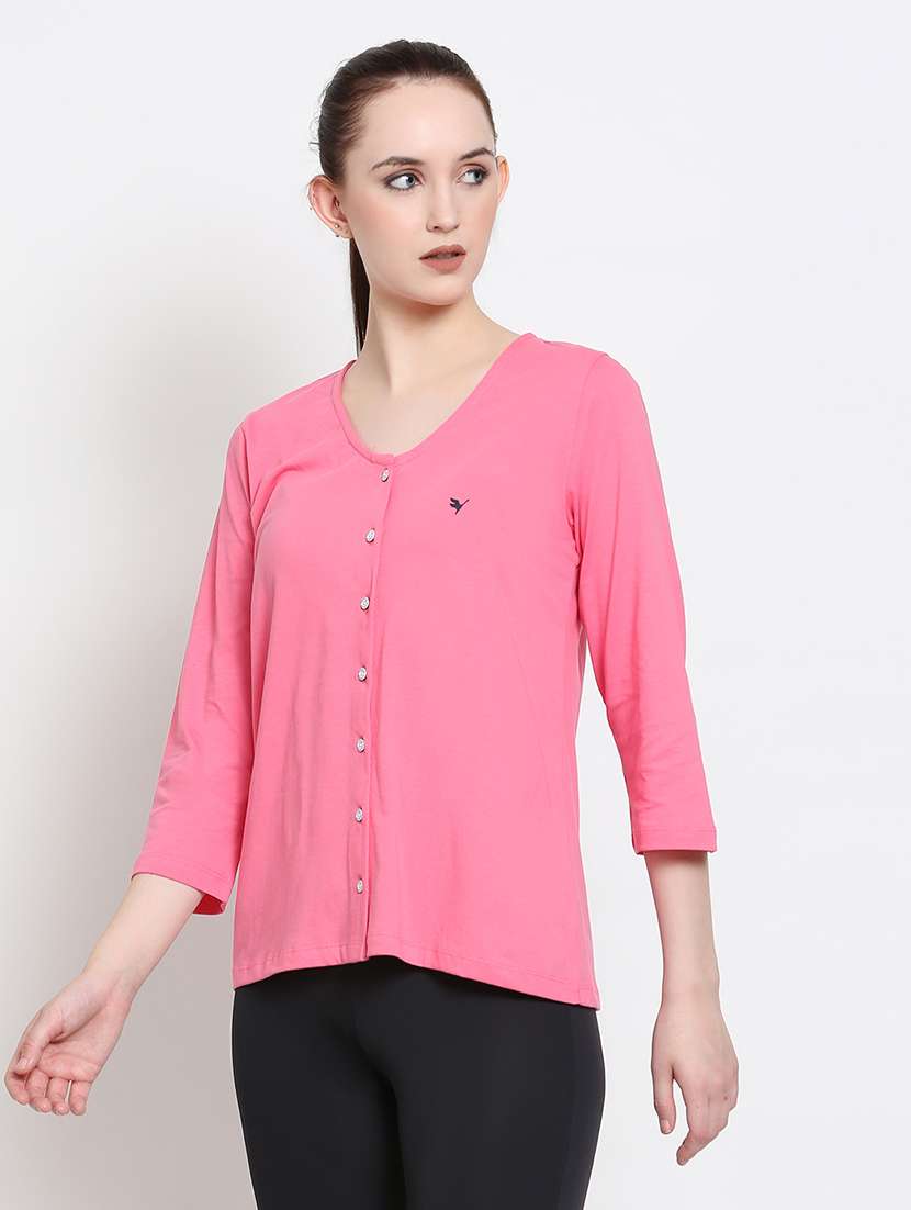 men v-neck solid regular top - 21636164 -  Standard Image - 2