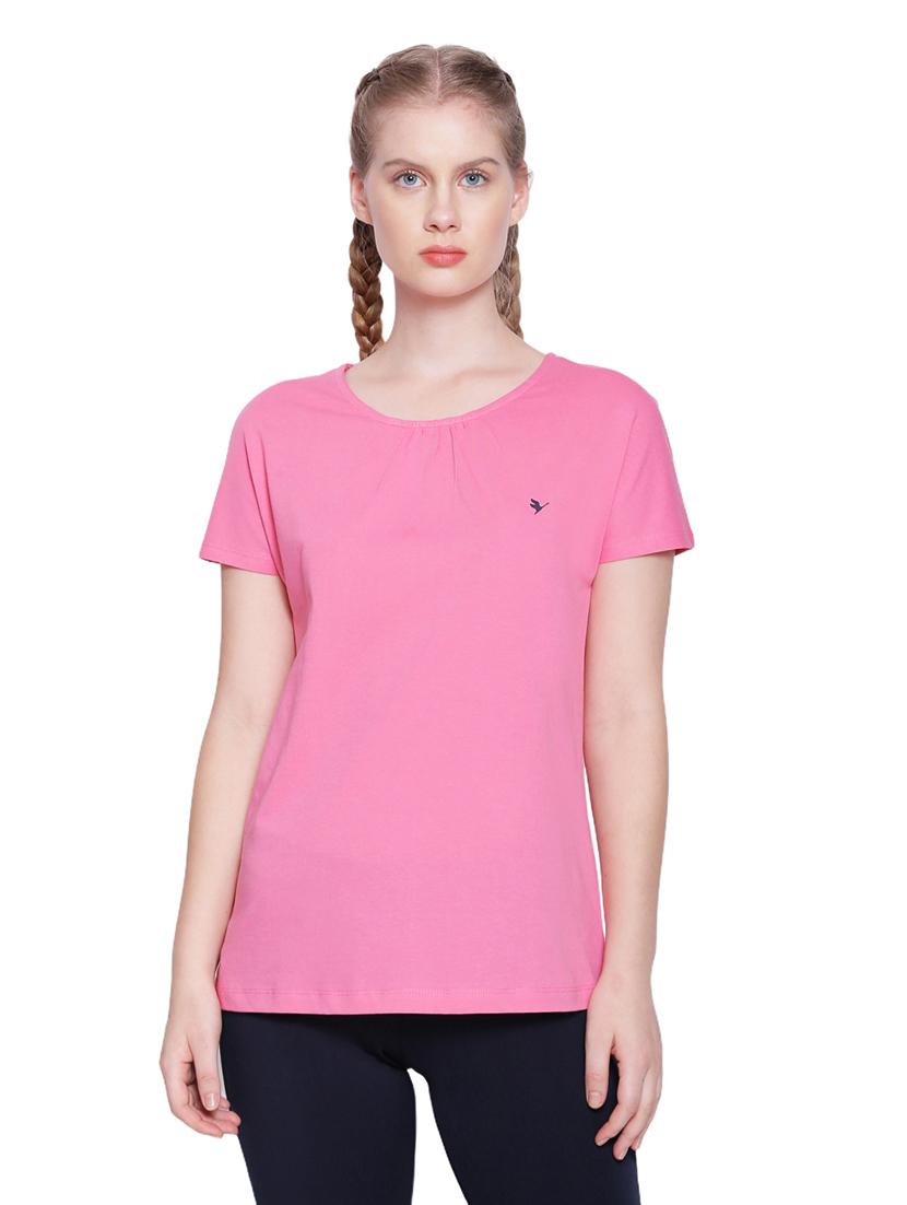 women solid short sleeves regular top - 21636165 - Zoom Image - 0