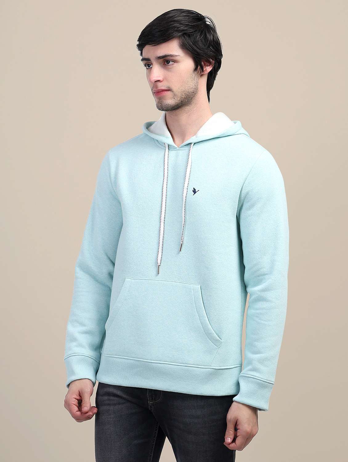 men solid long sleeve sweatshirt - 21636180 - Standard Image - 2
