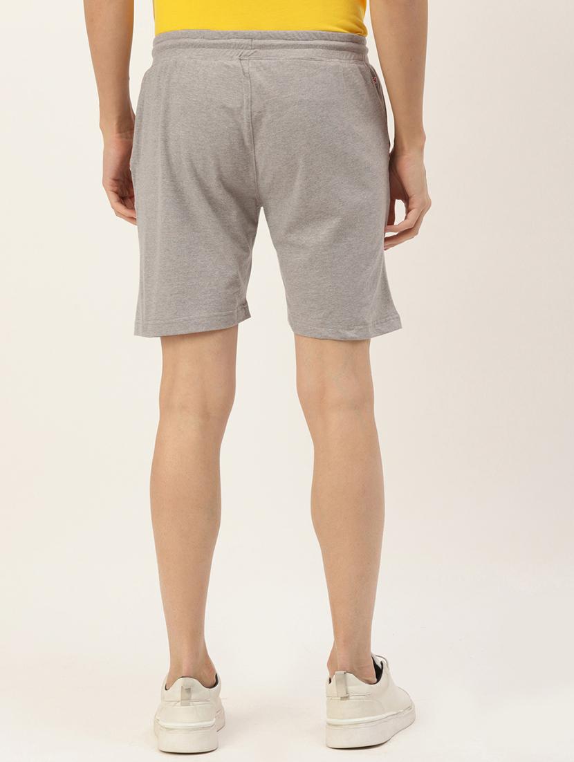 men solid mid rise shorts - 21636219 - Standard Image - 2