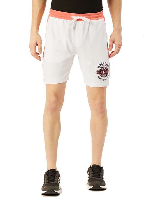 men mid rise color block shorts - 21636240 - Standard Image - 0