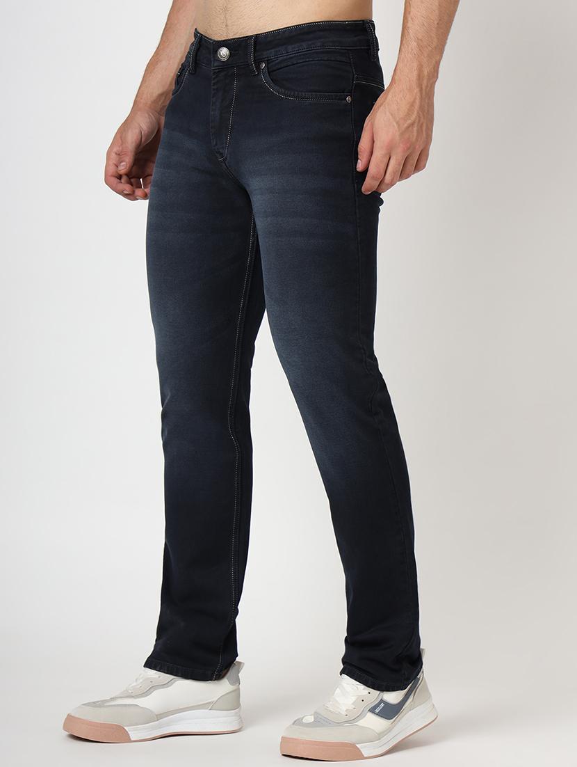 men plain mid rise denim jeans - 21636279 - Standard Image - 2
