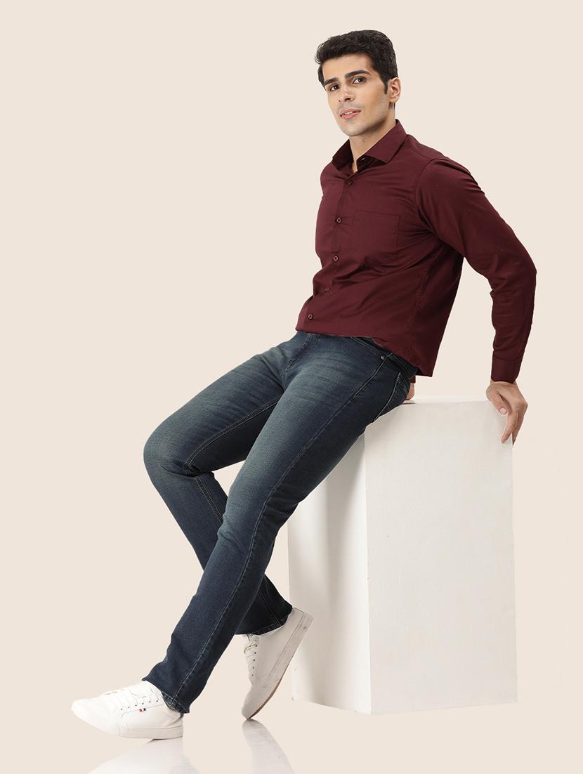 men denim full length plain jean - 21636289 - Standard Image - 2