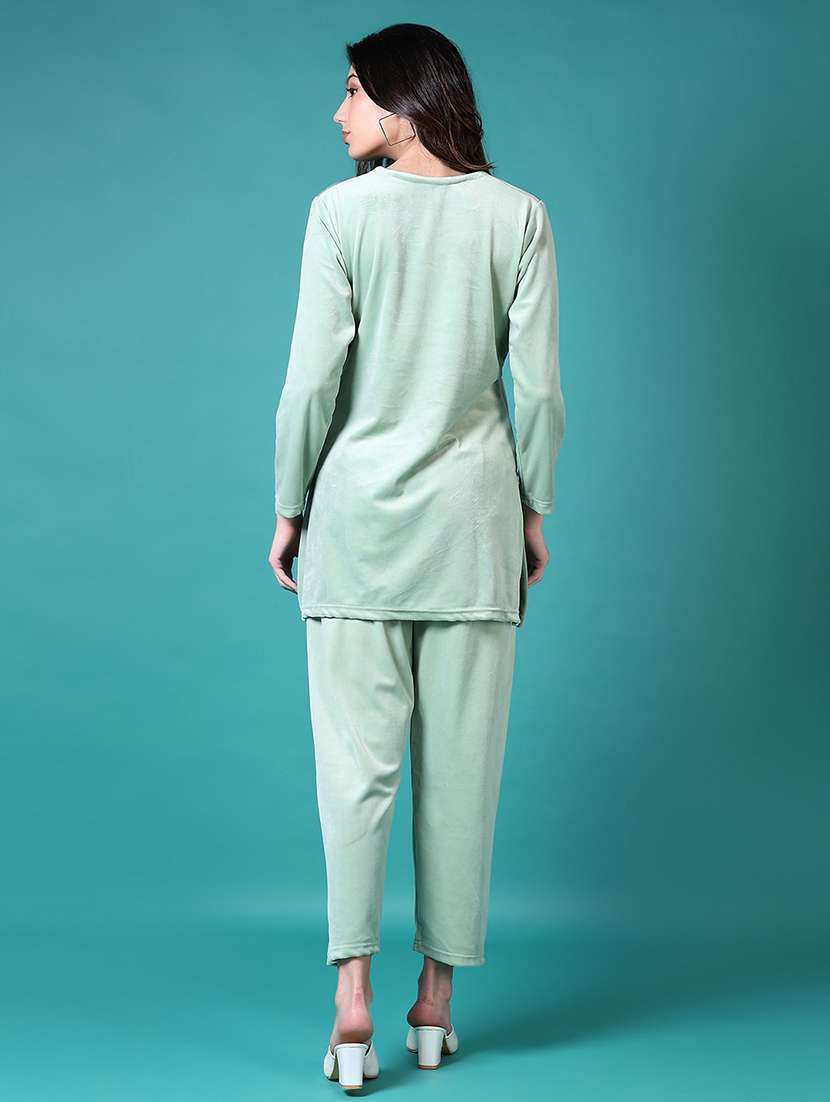 women embroidered kurta pant set  - 21636457 -  Standard Image - 2