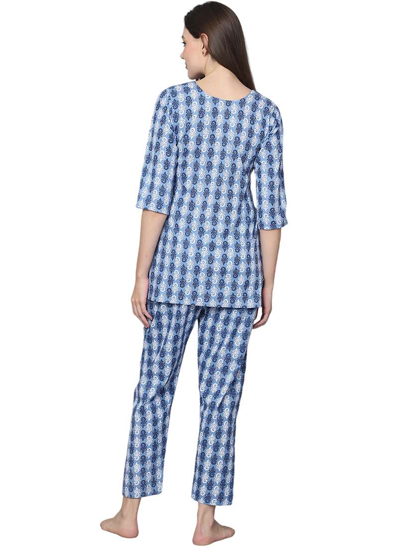 women printed cotton co-ord set - 21636598 -  Standard Image - 2