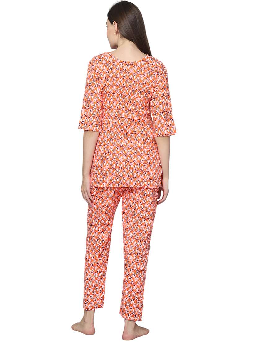 women printed cotton co-ord set - 21636604 -  Standard Image - 2