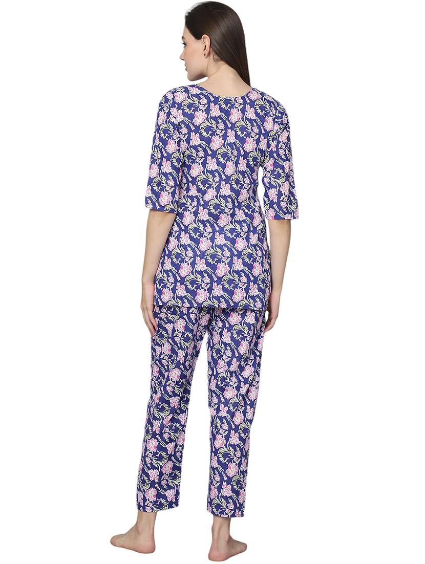women printed cotton co-ord set - 21636605 -  Standard Image - 2