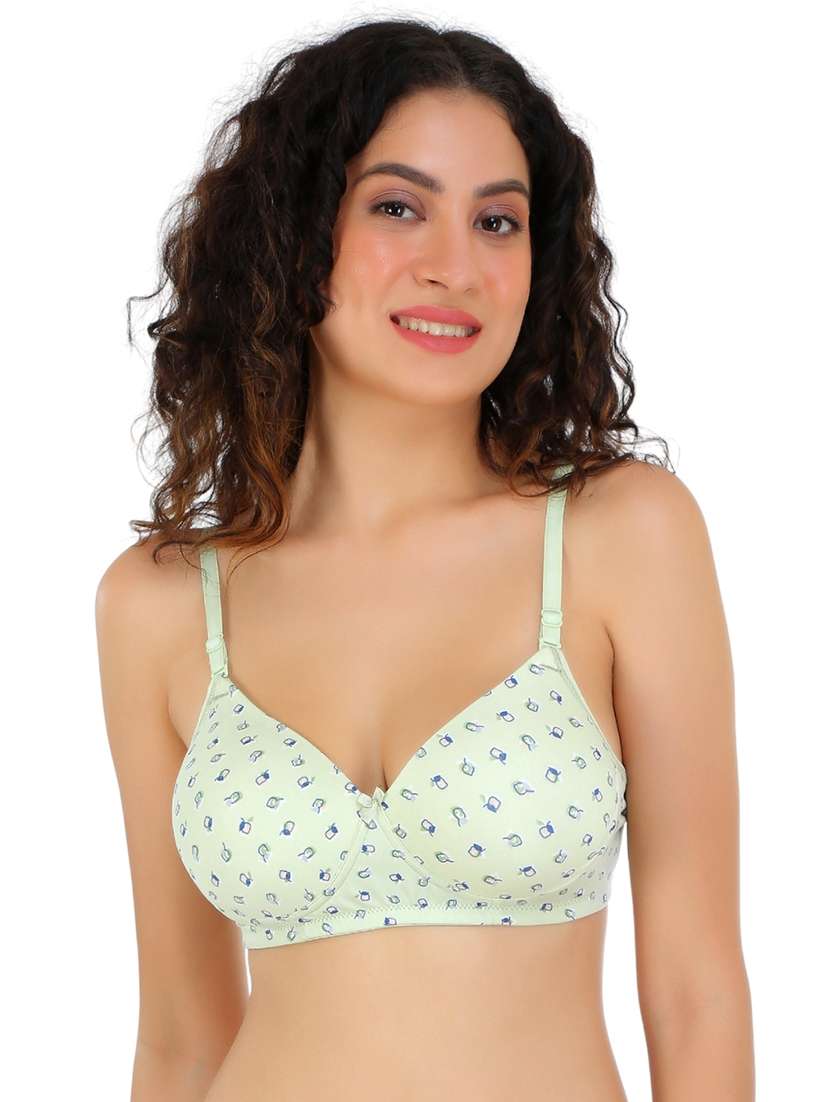 women printed full coverage t-shirt bra 