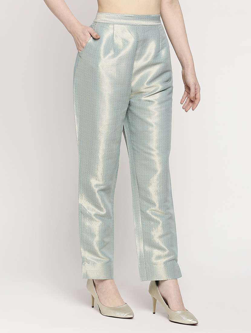 women high rise solid tapered pant - 21636913 -  Standard Image - 2