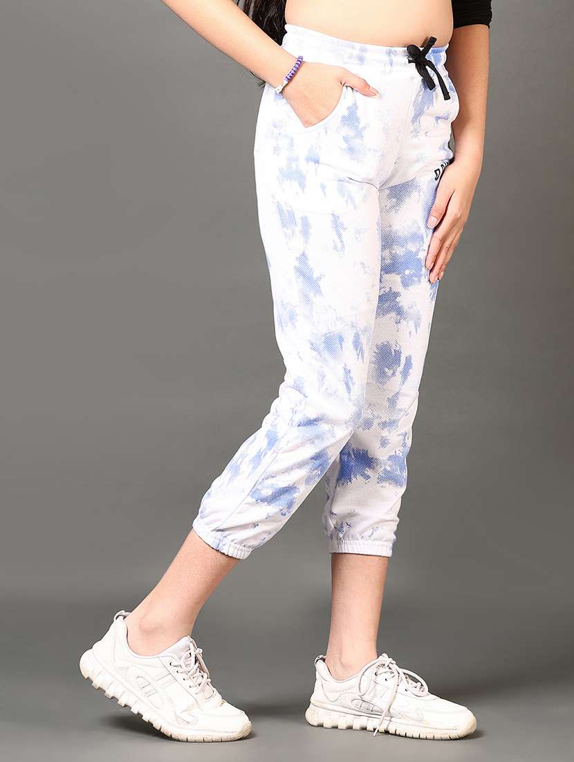 girls printed mid rise jogger - 21636962 -  Standard Image - 2
