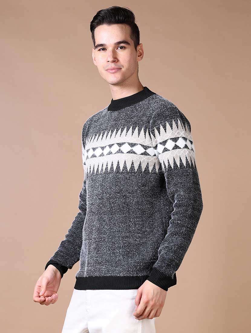 men chest print long sleeve pullover - 21637016 -  Standard Image - 2