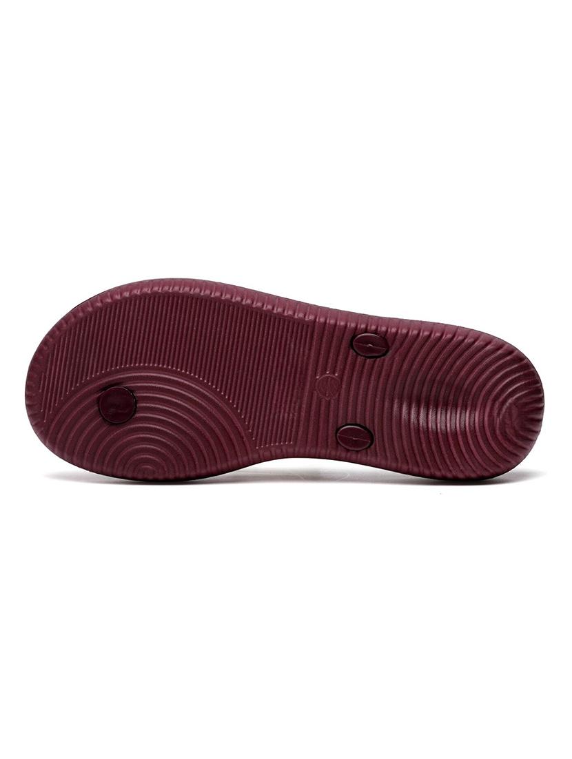 women maroon solid slipper - 21637817 - Standard Image - 2
