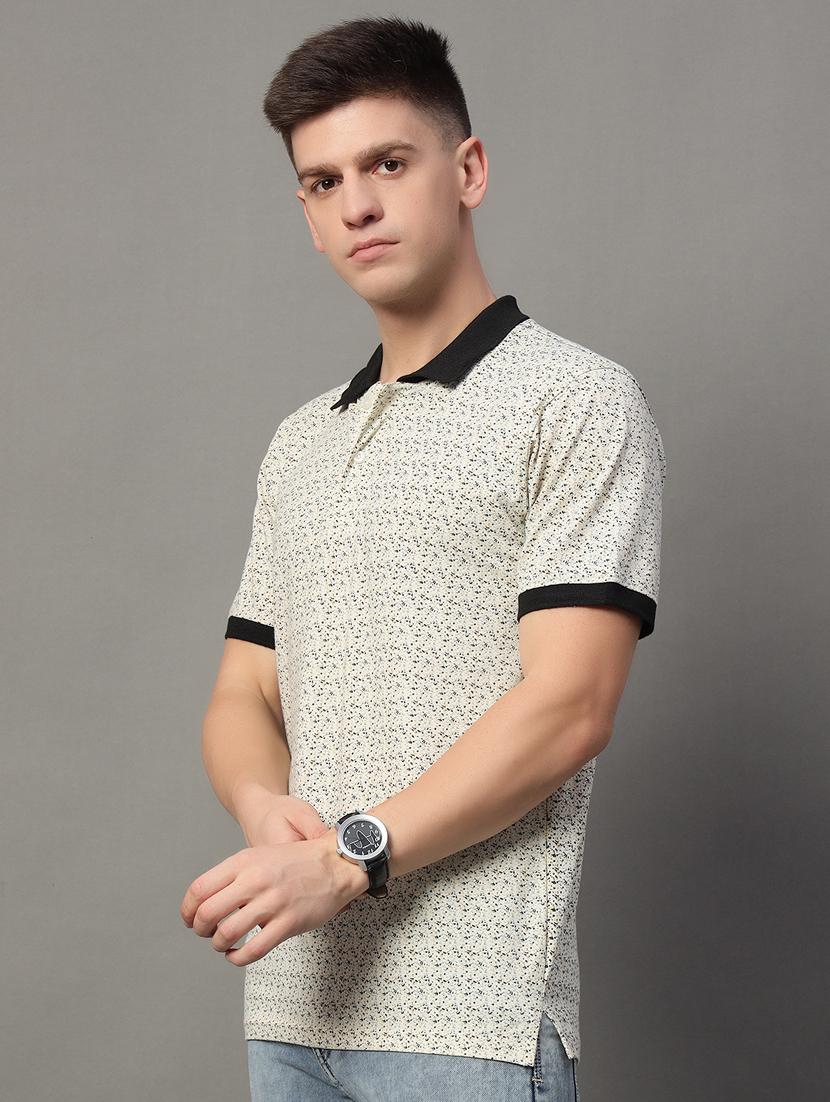 men regular fit printed polo t-shirt - 21638185 - Zoom Image - 0