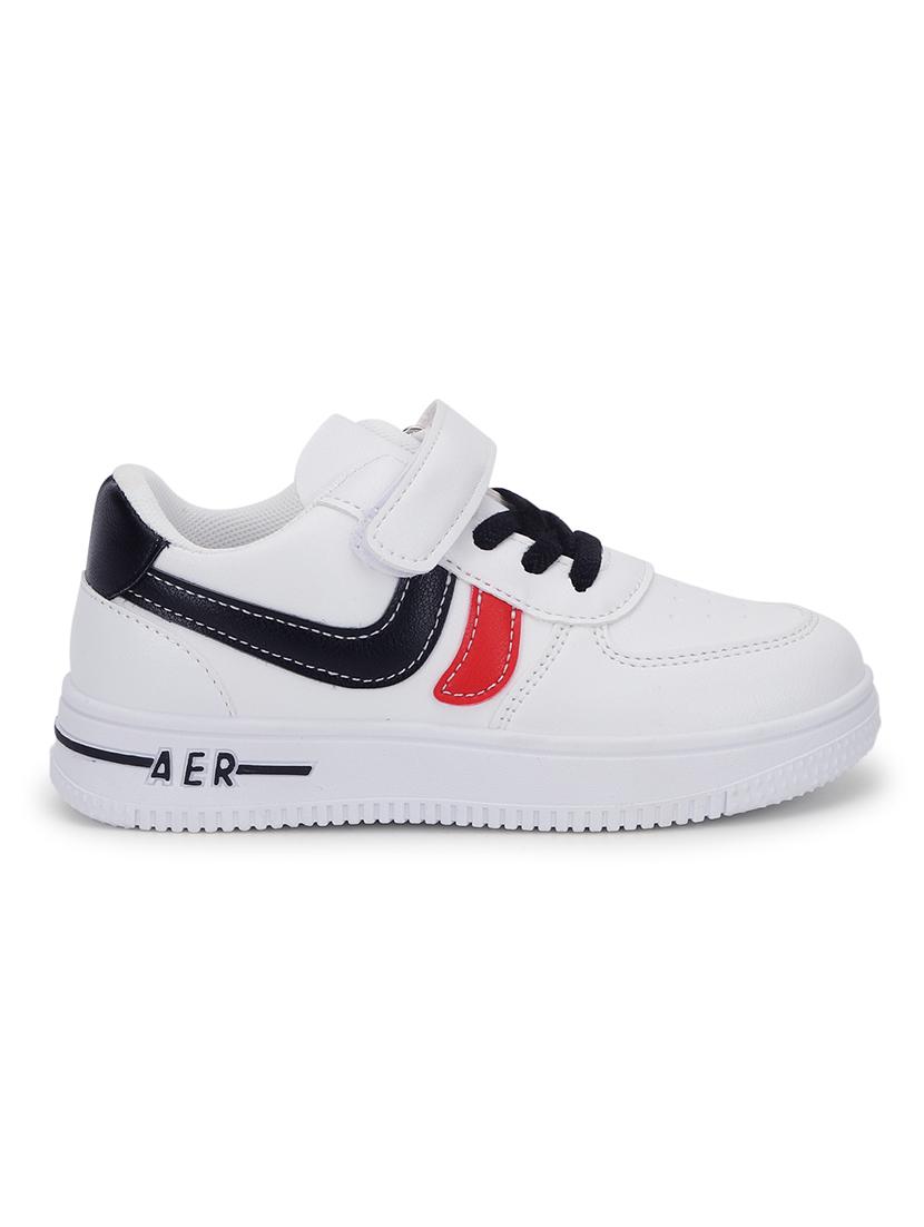 kids white solid sneaker - 21638293 - Standard Image - 2