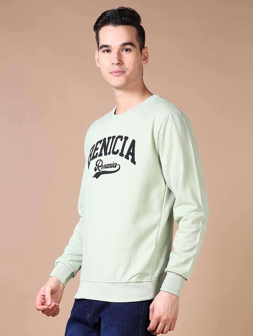 men chest print long sleeve sweatshirt - 21638391 -  Standard Image - 2