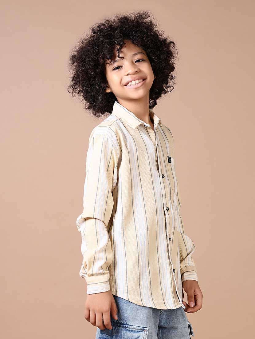 boys long sleeves striped shirt - 21638420 -  Standard Image - 2