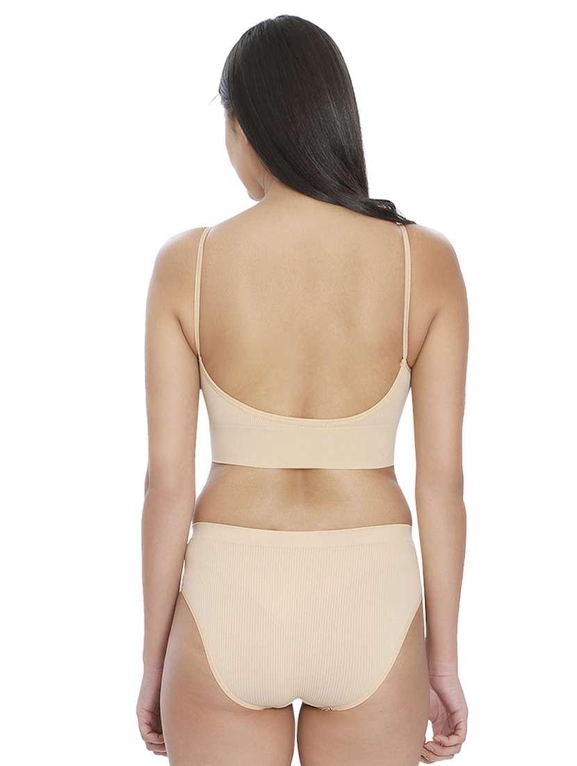 women solid bra and panty set - 21638611 -  Standard Image - 2