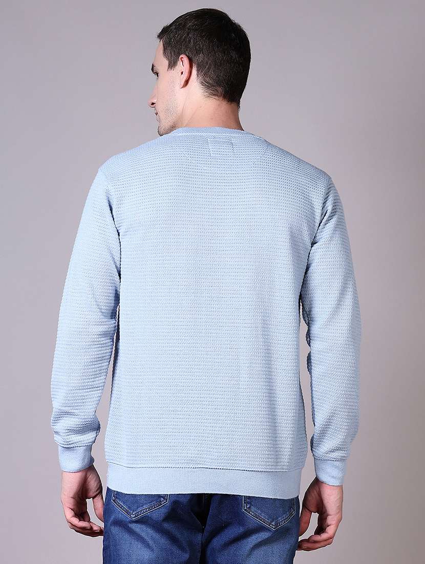 men self design long sleeve regular fit pullover - 21638792 -  Standard Image - 2