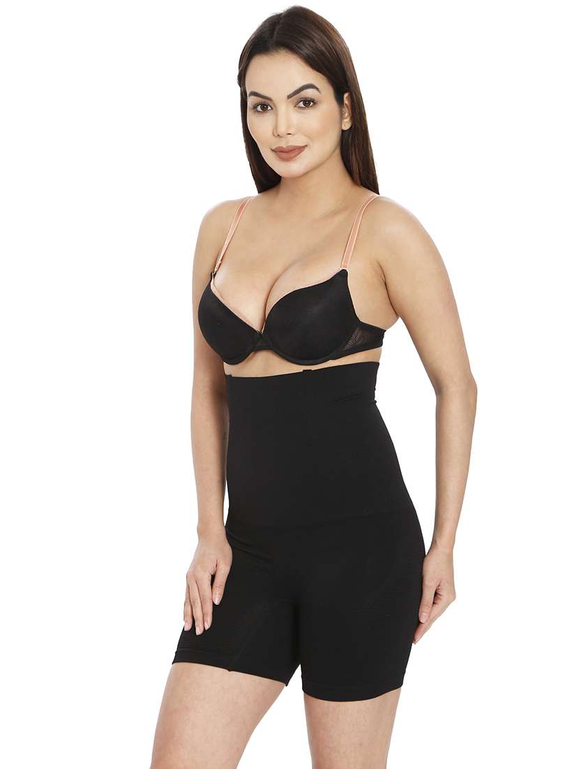 women black cotton tummy tucker  - 21638950 -  Standard Image - 2