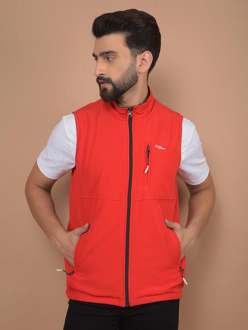 men solid reversible sleeveless jacket - 21639047 - Standard Image - 0