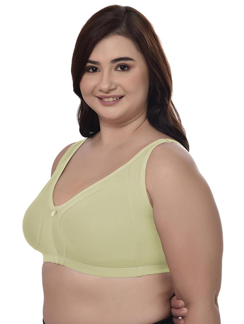 women solid full coverage plus size bra - 21639061 - Standard Image - 2