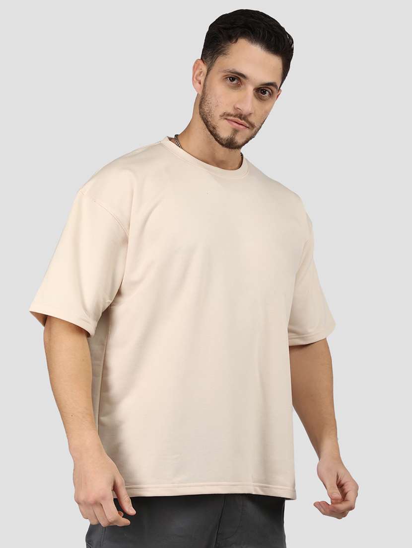 men plain short sleeves oversized t-shirt - 21639088 -  Standard Image - 2