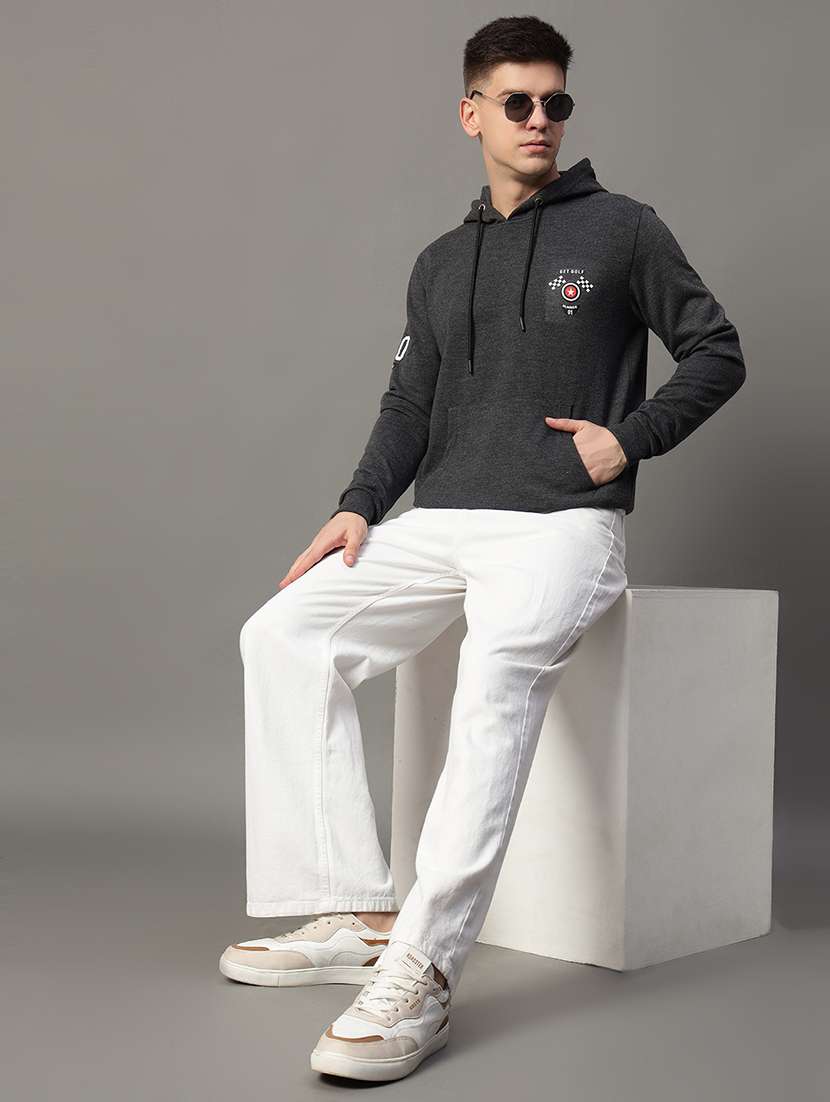 men long sleeves placement print sweatshirt - 21639219 -  Standard Image - 2