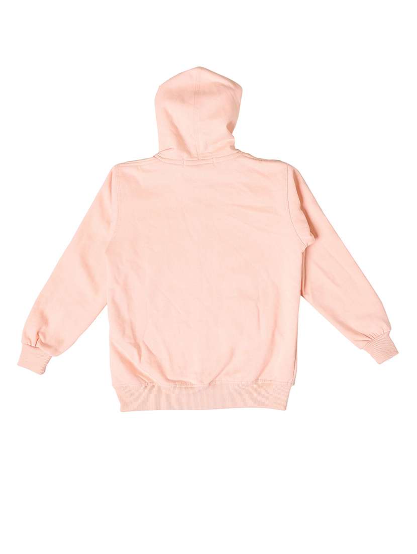 girls typographic long sleeve hooded sweatshirt - 21639249 -  Standard Image - 2