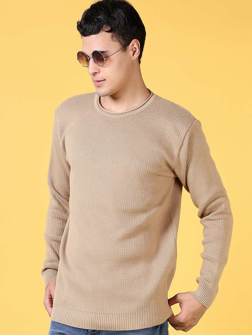 men self design long sleeve pullover - 21639268 -  Standard Image - 2