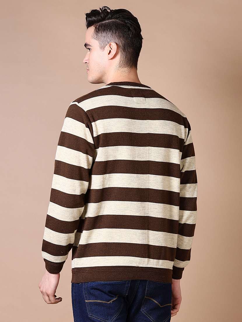 men stripes long sleeve sweatshirt - 21639269 -  Standard Image - 2
