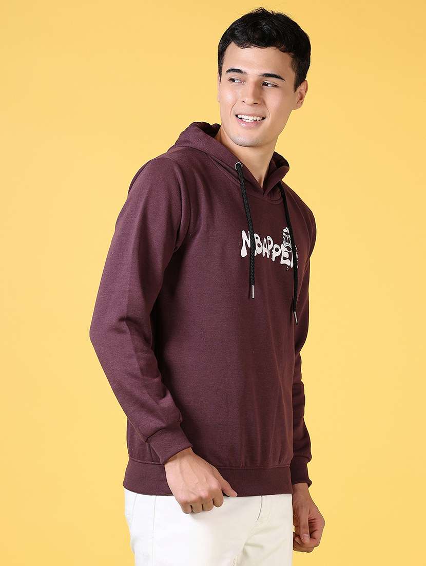 men front & back print long sleeve hooded sweatshirt - 21639428 -  Standard Image - 2