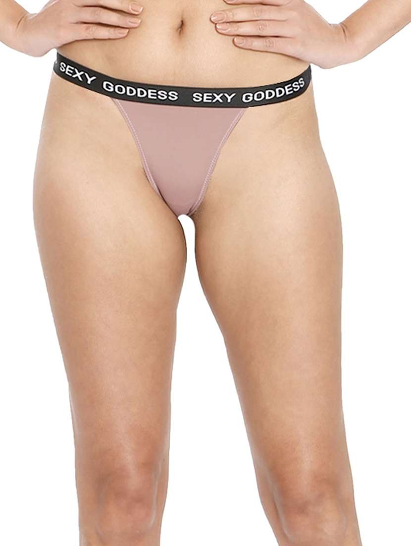 women printed mid rise thongs