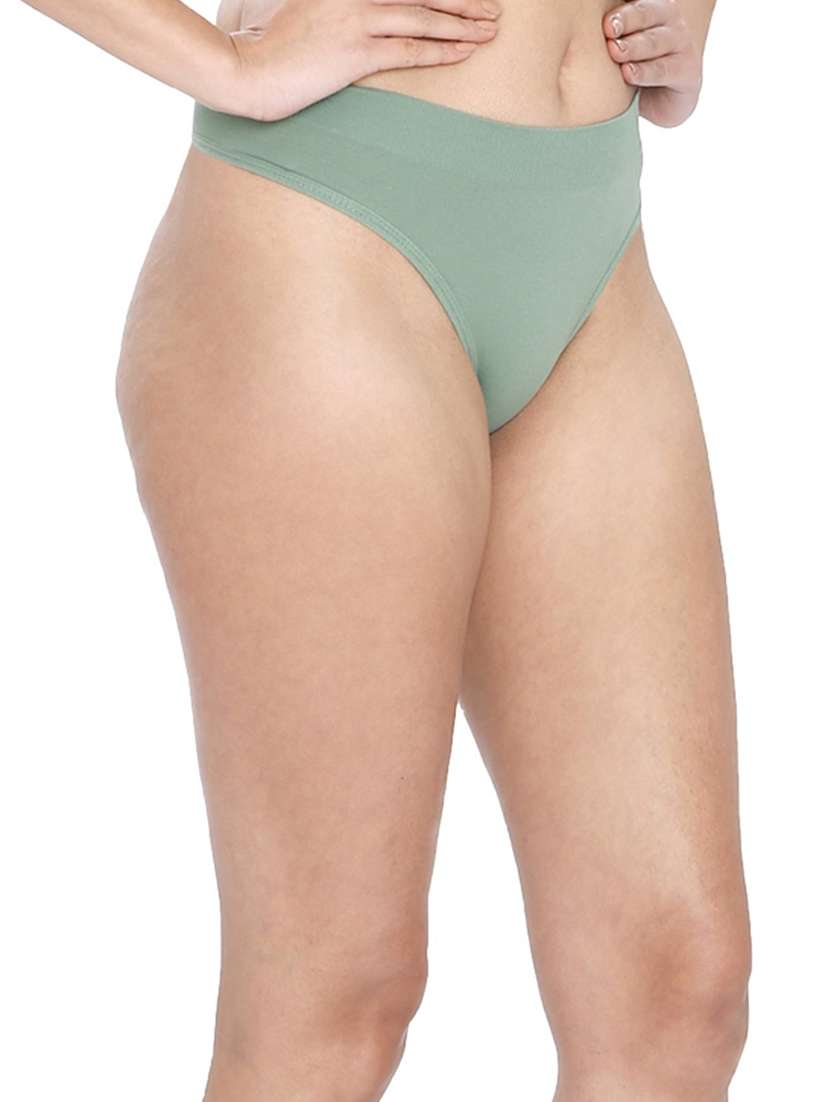 women mid rise solid thongs  - 21639660 -  Standard Image - 2